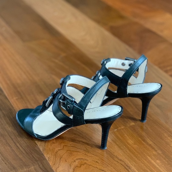Coach heeled sandals - Picture 4 of 8